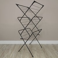 My Home Premium Three Tier Airer - Black