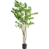 Livingandhome Artificial Enkianthus Tree - Green / 71cm