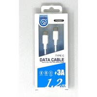 1.2m Type-C to Type-C Data Cable - White