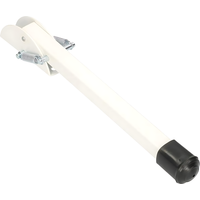 20 cm / 8 in Gold Kick Down Door Stop - Keep The Door Stay Open - White / 25cm