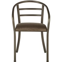 New Foundry Curved Dining Chair - Brown