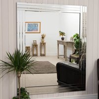 MirrorOutlet Eden Triple Edge Venetian Mirror 144 x 116cm - All glass