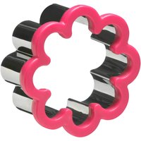 Sucre Pink Flower Stainless Steel Cookie Cutter - Pink