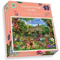 Thatched Cottage Garden - 1000 pc. jigsaw puzzle - Neutral
