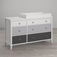 LS MH Poppy 6 Drawers Changing Table - Grey
