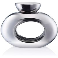 Ava May Chrome Oval Burner Silver - Silver