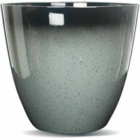 Large Egg Cup Planter Glazed Plant Pot - Grey