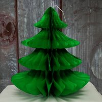 Green Paper Tree Decoration 30cm - Green