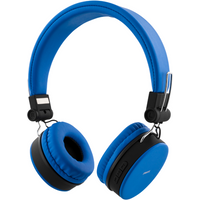 Wireless Foldable On Ear Headphones STREETZ - Blue
