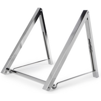 Wall Mounted Folding Clothes Hanger Double - Silver