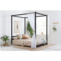 Darwin Four Poster Double Bed - Black