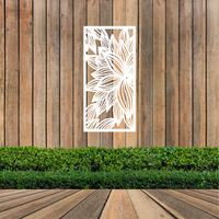 Fox Mint Screen Metal Wall Art - White