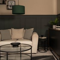 Reni Medium Fabric Pendant Lampshade - Green