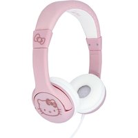 Hello Kitty Soft Pink Rose Gold Kids Wired Headphones - Pink