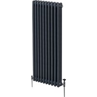 Traditional Column Radiators - Grey / 10cm / 180cm / 47cm