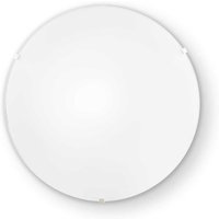Simply 1 Light Indoor Flush Light - White