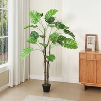 Artificial Monstera Deliciosa Tree - Green / 18cm / 170cm