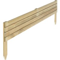 8" Ledbury Slat Edging - Brown / 7.5kg