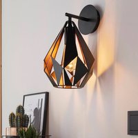 Eglo Carlton 1 Industrial Vintage Wall Light WBS - Copper
