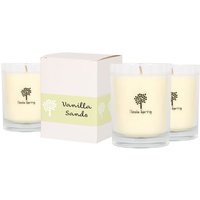 Soy Wax Scented Candles - 160g - Pack of 3 - Vanilla Sands