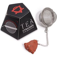 Raw Crystal Gemstone Tea Strainer Jasper - Red