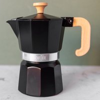 La Cafetiere Venice Aluminium Espresso Maker - Black / 15.2cm