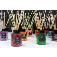 Lavender Fields Reed Diffuser, Aromatic Home Fragrance - Purple