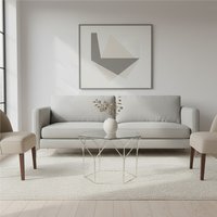 Shalimar Pentagonal Silver Coffee Table - Silver