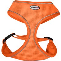 HugglePets Air Mesh Dog Harness - Orange, Small - Orange / Large