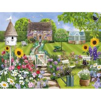 Cottage Garden Path 1000 Piece Jigsaw Puzzle - Neutral