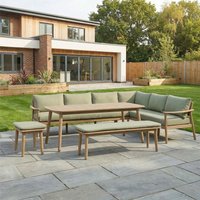 Tetbury Corner Sofa Set - Brown