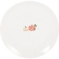 Autumn Print Plate - White / Dinner Plate