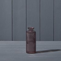 Charming Slim Amethyst Glass Bottle - Purple