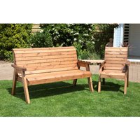 4 Seat Companion Set Angled - Brown