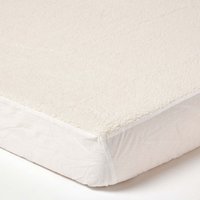 Deep Fitted Fleece Underblanket - Beige / Small Double