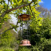 Copper Style Hanging Bird Suet Fat Ball Feeder - Copper / 1