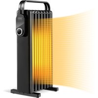 COSTWAY, Costway 1500W Electric Space Heater-Black - Black COSTWAY, Costway 1500W Electric Space Heater-Black - Black
