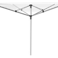Multi Arm Steel Rotary Washing Line - Silver
