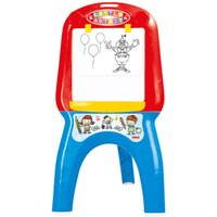 Multi Colour Foldable Jumbo Easel Kids Drawing Board - Red