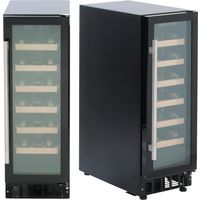 SIA 59L Undercounter Wine Cooler Fridge - Black