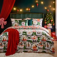 Festive Duvet Cover Set - Pine / Double