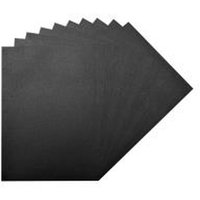 Pack of 100 75gsm Coloured Paper Sheets - Black / A5