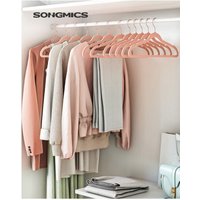 Velvet Hangers with Swivel Hooks - Pink / 30