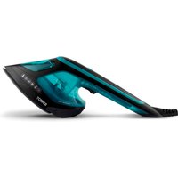 2 in 1 Hand Garment Steamer Black and Teal - Black