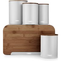 Scandi 5 Piece Storage Set Dove Grey - Grey