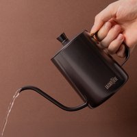 La Cafetire Gooseneck Coffee Pour Over Pot - Black