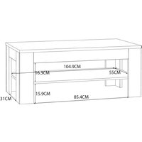 Wyld Haus Brimble Oak Coffee Table - Natural Matt Finish - Natural