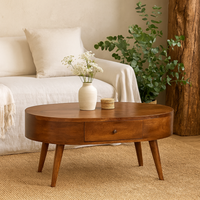 Brescia Chestnut Mango Wood Coffee Table - Brown