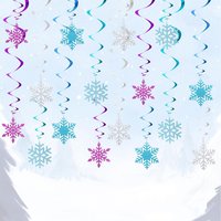 Christmas Snowflake Themed Party Decoration Props - Blue / No