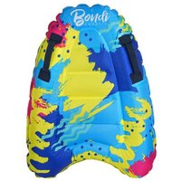 Inflatable Body Board with Handles - Colourful